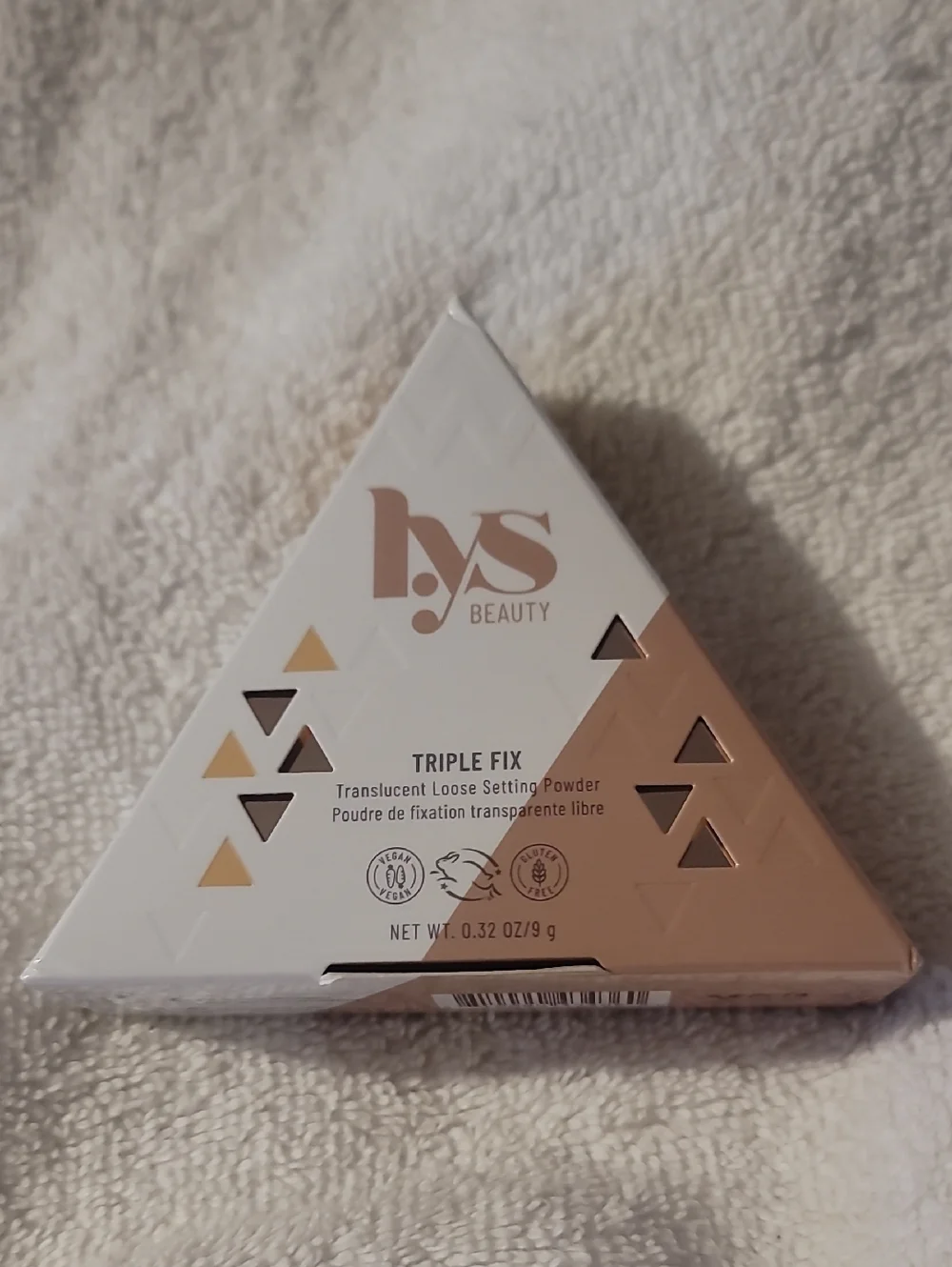 NEW LYS BEAUTY Triple Fix Translucent Loose Setting Powder Full Size (9.5 ml)